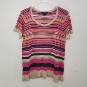 Women's Strategy Inc Striped Sweater Sz Medium